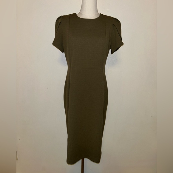 🌴Calvin Klein Tulip Sleeve Sheath Dress🌴 - Picture 2 of 14